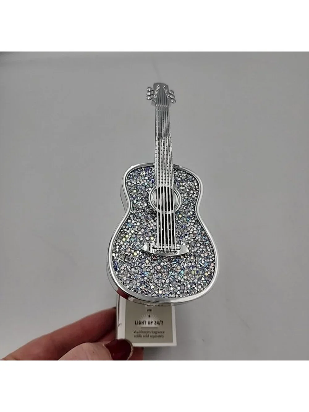Bath & Body Works Glitter Guitar Wallflower Plug in Scent Control Light-up NEW
